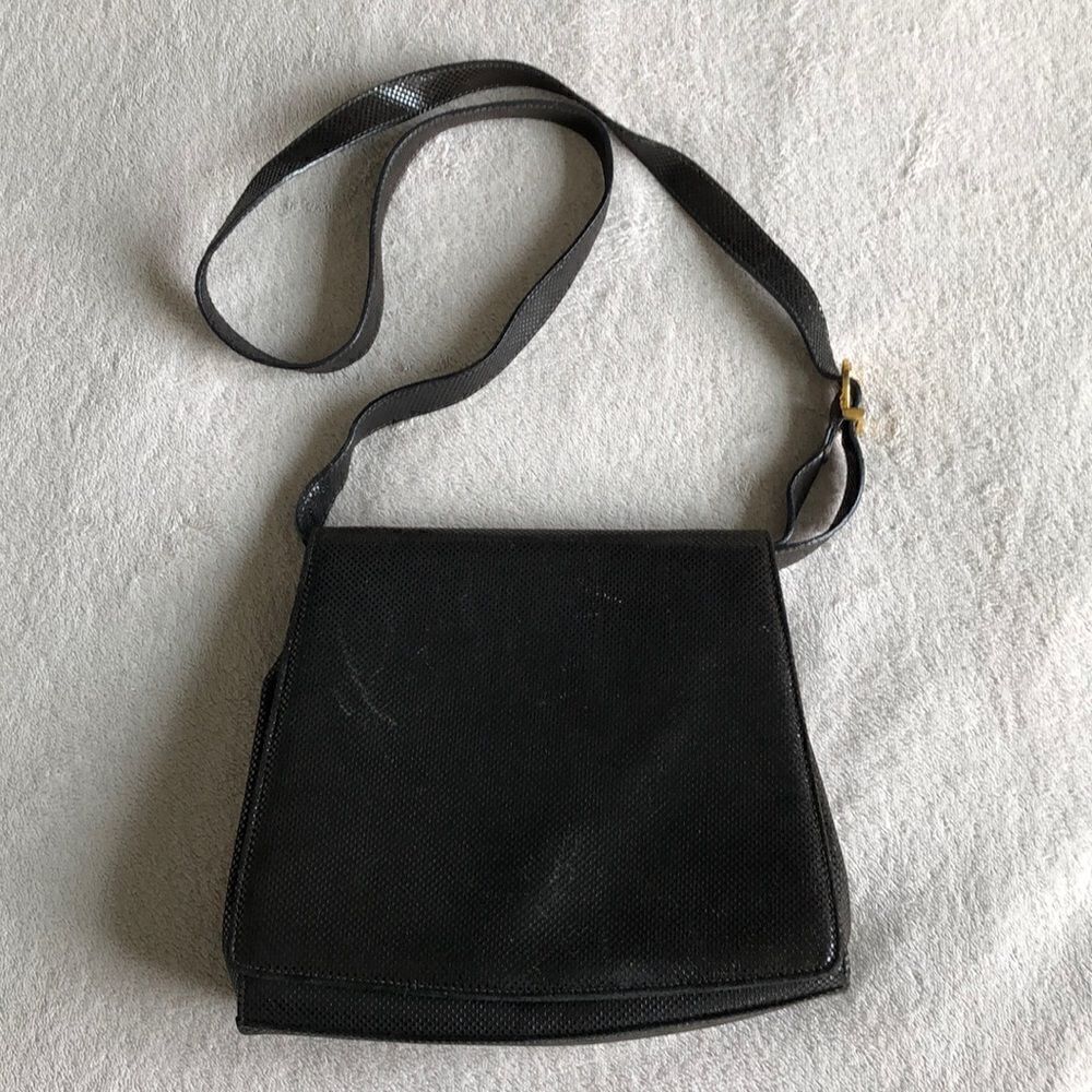 Vintage Salvatore Ferragamo Leather Shoulder Bag